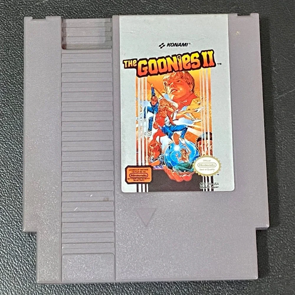 Goonies II 2 NES Nintendo Video Game 1987 US Vintage Cart Only‎ Tested!